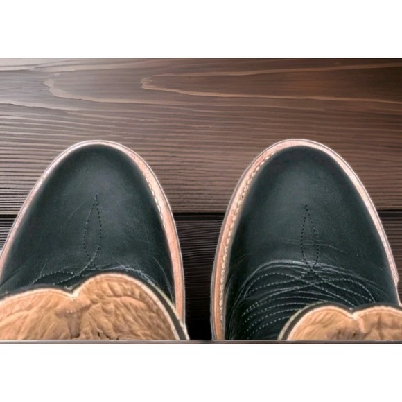 Lucchese Women's Boots Ruth Western Coastal Cowgirl Ankle Booties 6 Handcrafted - Picture 9 of 14